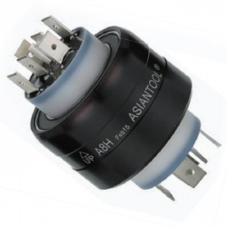 Mercury slip ring A8H, 6 poles 30A, 2 poles 4A